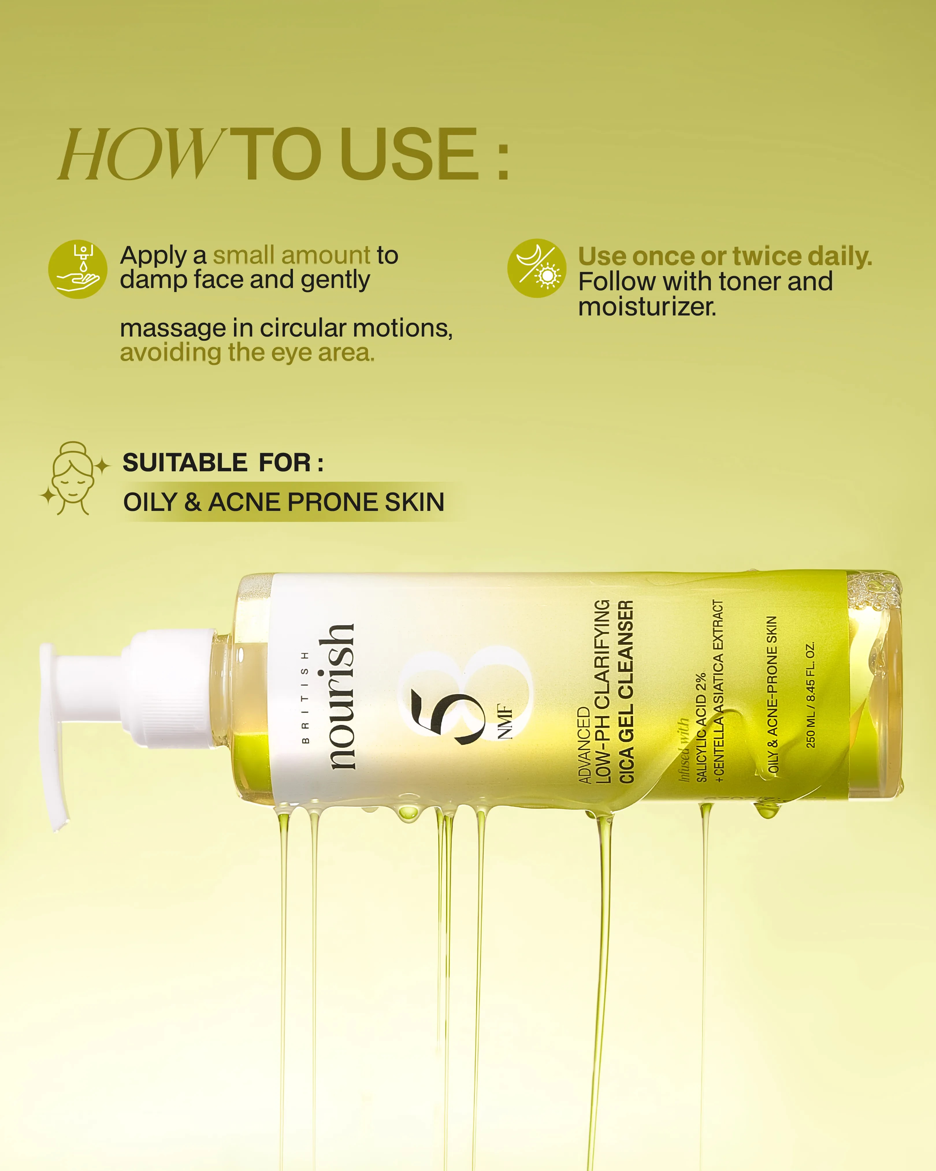 Low-pH Clarifying Cica Gel Cleanser 4